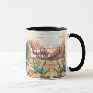 Navajo Pride Typografy Spirit Tasse