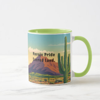 Navajo Pride Typographie Spirit Mug