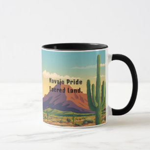 Navajo Pride Typographie Spirit Mug