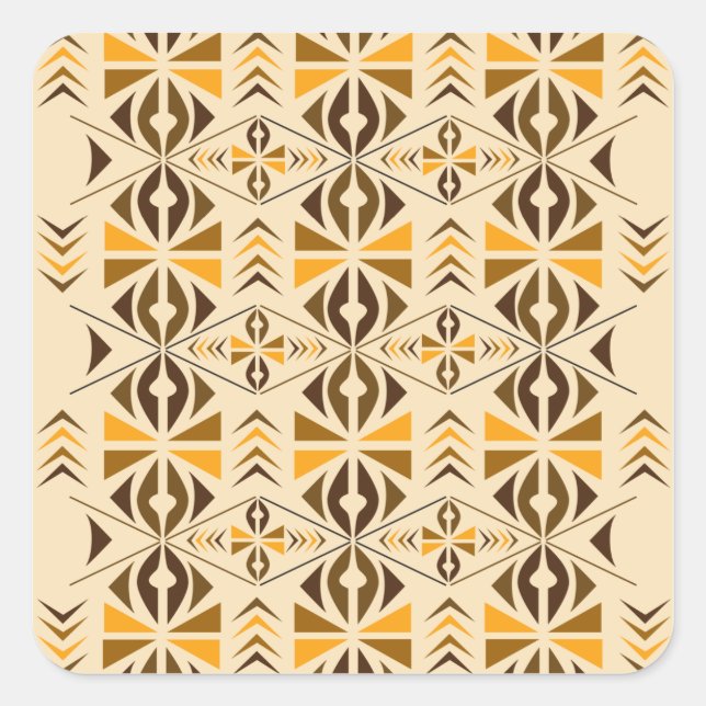 Navajo Quadratischer Aufkleber (Vorderseite)