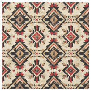 Navajo Rug Pattern-Southwestern-Tribal Stoff