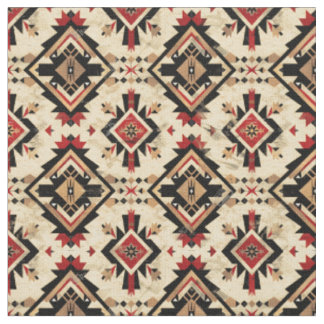 Navajo Rug Pattern-Southwestern-Tribal Stoff