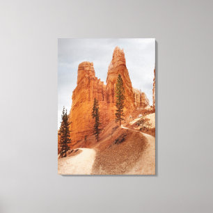 Navajo-Schleifen-Spur, Bryce Schlucht Leinwanddruck