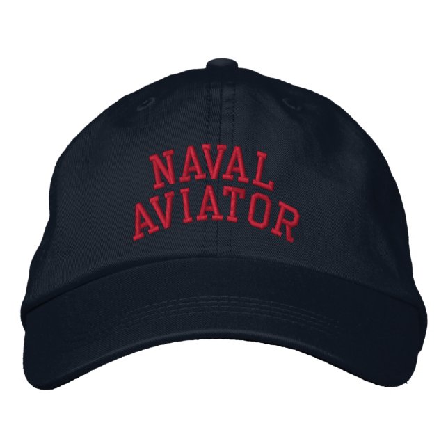 Naval Aviator Bestickte Kappe (Vorderseite)