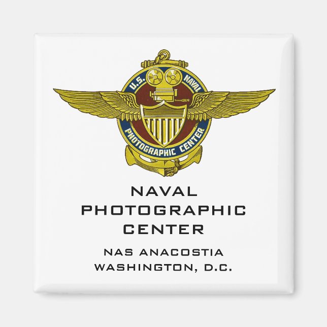 NAVAL FOTOGRAPHIC CENTER (Color) Magnet (Vorne)