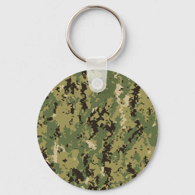 Naval Woodland Camouflage Schlüsselanhänger (Vorderseite)