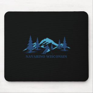 Navarino Wisconsin Skigebiet Skifahren Mousepad