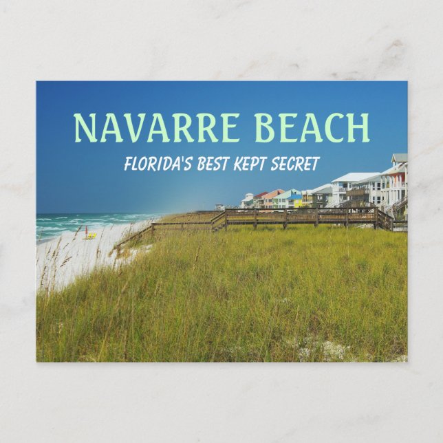 Navarra Beach - Floridas bestBehalten Geheimnis Postkarte (Vorderseite)