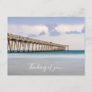 Navarre Beach Angelrute Denken Sie an Sie Postkarte