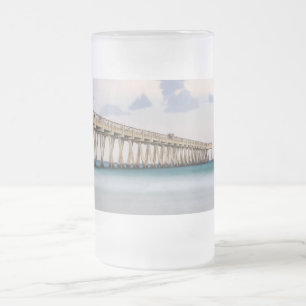 Navarre Beach Angelrute Mattierte Glasbierbläserei Mattglas Bierglas