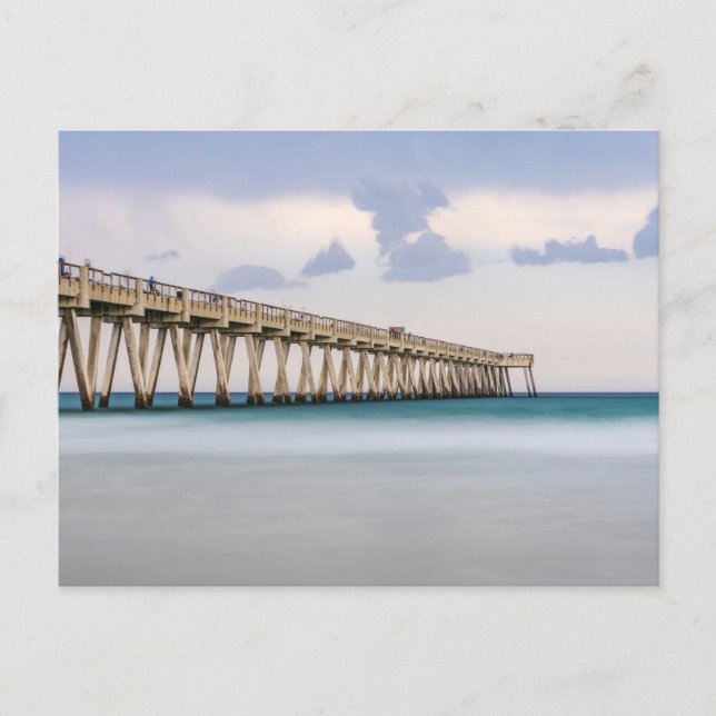 Navarre Beach Angelrute Postkarte (Vorderseite)