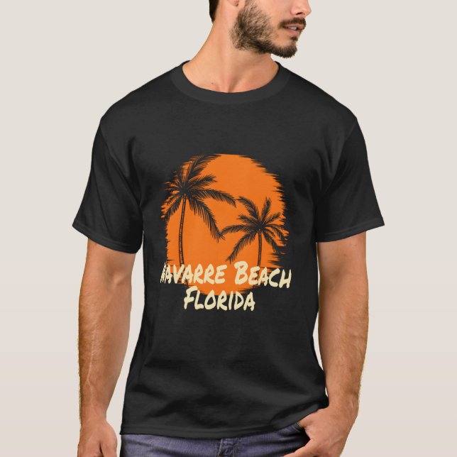 Navarre Beach Fl Florida Vacation Souvenir Sun Pal T-Shirt (Vorderseite)