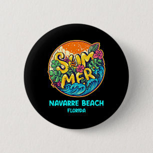 Navarre Beach Florida Sommerurlaub Souvenir Hol Button