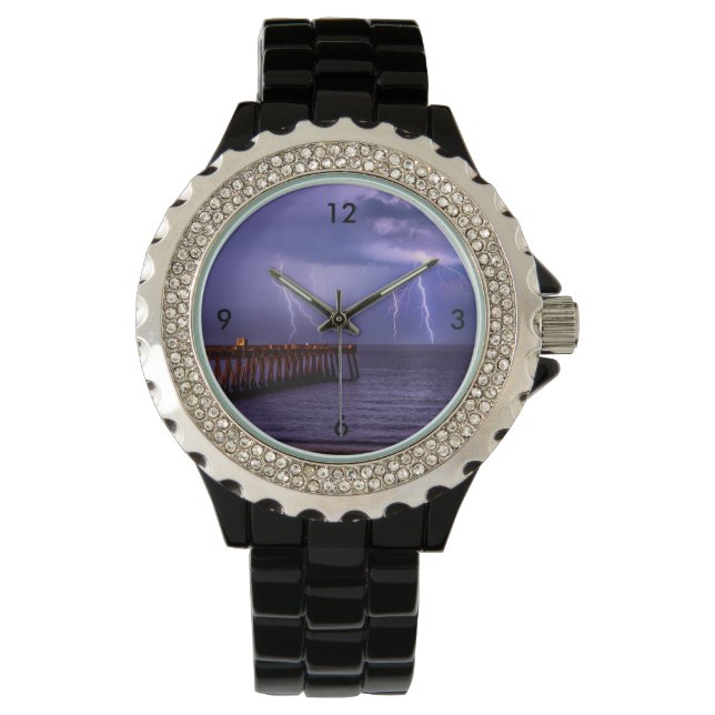 Navarre Florida Lightning Storm Armbanduhr (Vorderseite)