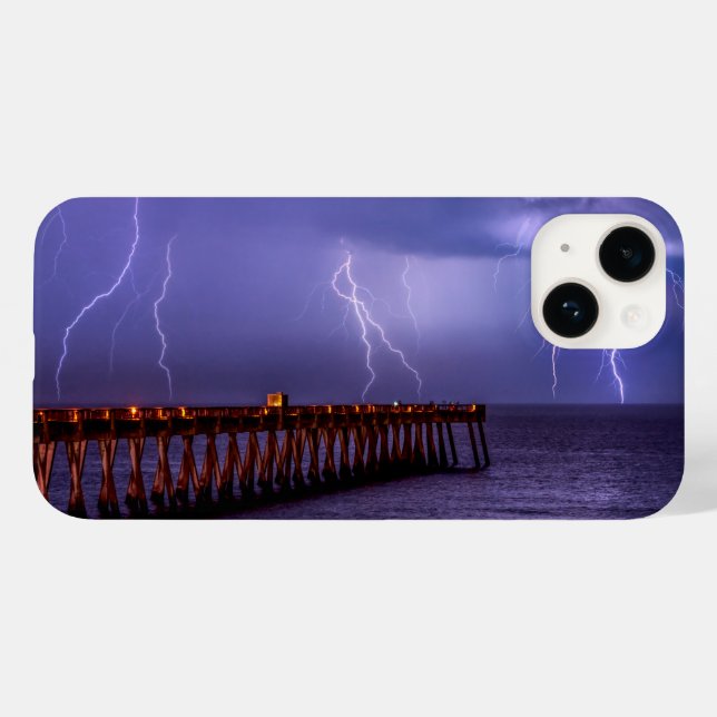 Navarre Florida Lightning Storm Case-Mate iPhone 14 Hülle (Rückseite (Horizontal))