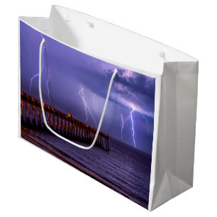 Navarre Florida Lightning Storm Große Geschenktüte