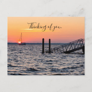 Navarre Florida Santa Rosa Sonnenaufgang Denken Si Postkarte
