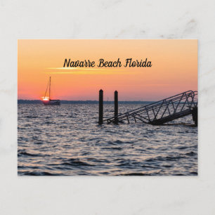 Navarre Florida Santa Rosa Sunrise Postcard Postkarte