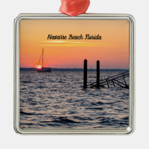 Navarre Floride Père Noël Rosa Sunrise Ornement