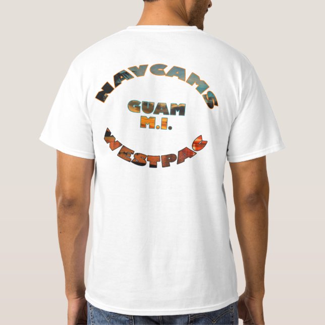 NAVCAMS WESTPAC GUAM M.I. T-Shirt (Rückseite)