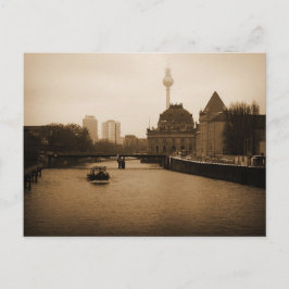 Navegando el Spree Postkarte