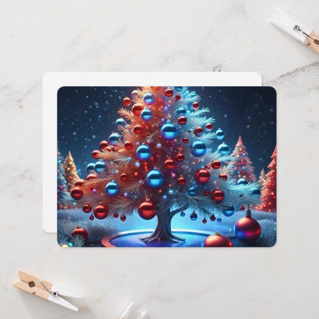 Navidad 1 - 002 einladung (Vorderseite/Rückseite Beispiel)