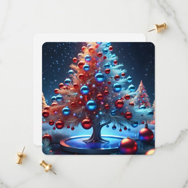 Navidad 1 - 002 save the date (Vorderseite/Rückseite Beispiel)