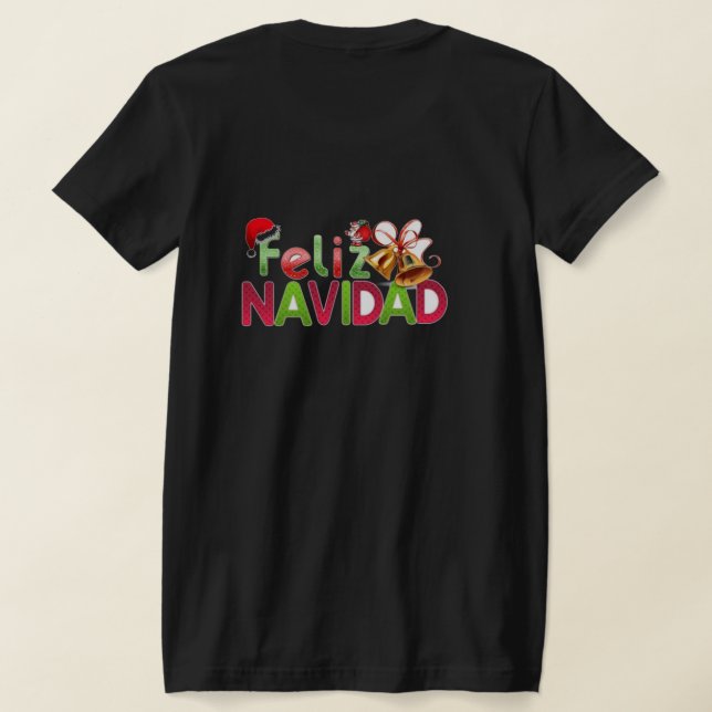 Navidad 2024 dama  T-Shirt (AblageHinten)