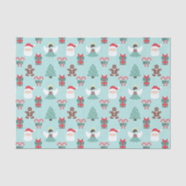Navidad Angel Seidenpapier