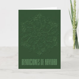 Navidad Blessings Feiertagskarte