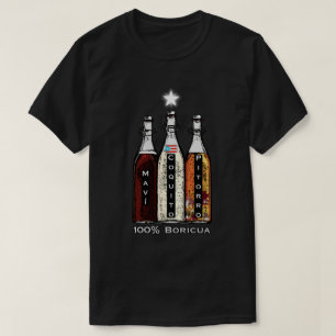 Navidad Boricua Puerto Rico Mavi Coquito Pitorro T-Shirt