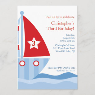 NAVIGATEUR Invitation d'anniversaire