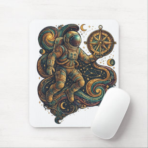 Navigiere durch die Sterne – Inspirierendes Kosmis Mousepad