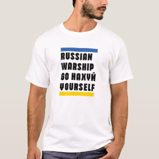 Navire de guerre russe allez-vous T-shirt