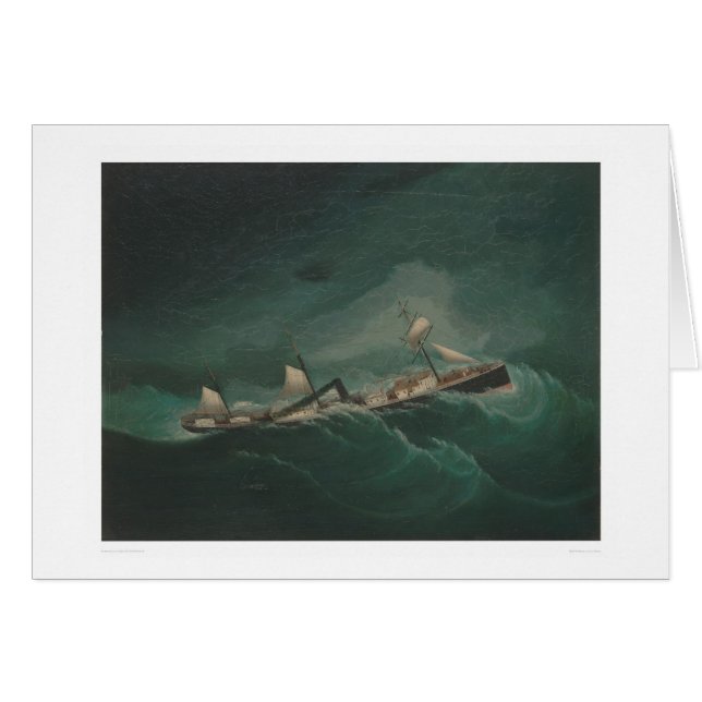 Navire d'expédition… dans la tempête (1261) (Devant horizontal)