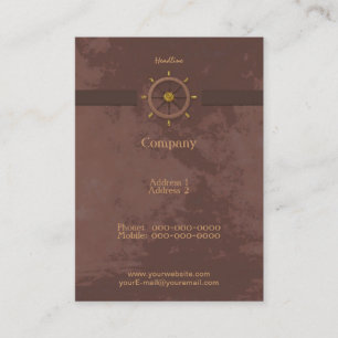 Navires Carte de visite à roues