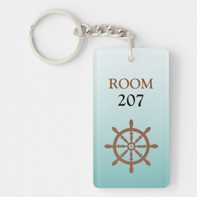 Navires Roue Chambre Hôtel Numéro Clé (Devant)