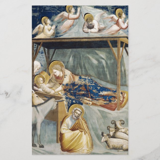 Navitity (Geburt Jesu Christi) (von Giotto) Briefpapier (Vorderseite)