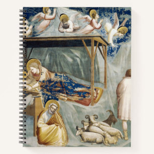 Navitity (Geburt Jesu Christi) (von Giotto) Notizbuch