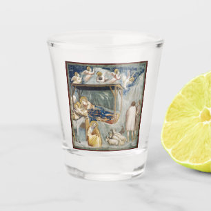 Navitity (Geburt Jesu Christi) (von Giotto) Schnapsglas