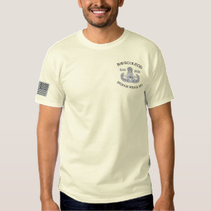 NAVSCOLEOD Meister Besticktes T-Shirt
