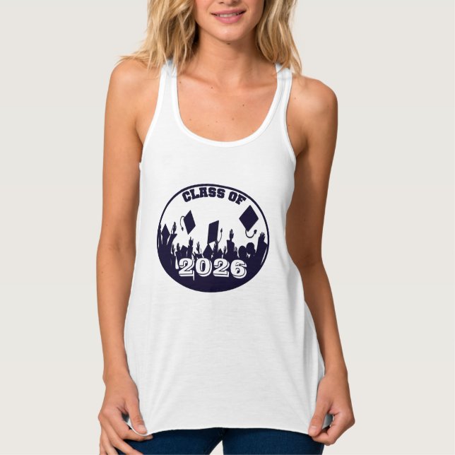 Navy Abschluss Class of T - Shirt (Vorderseite)