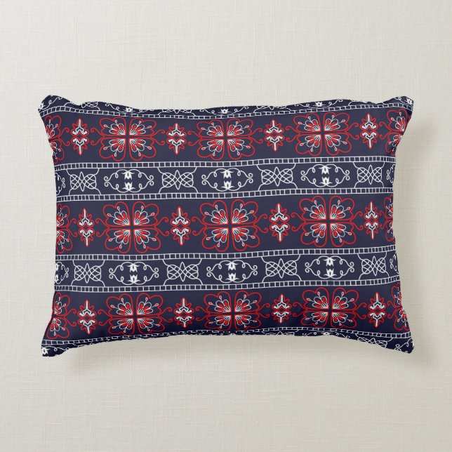 Navy Accent Pillows für Wohnraumdekoration Dekokissen (Vorderseite)