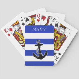 Navy Anchor - personalisieren mit Namen oder ander Spielkarten