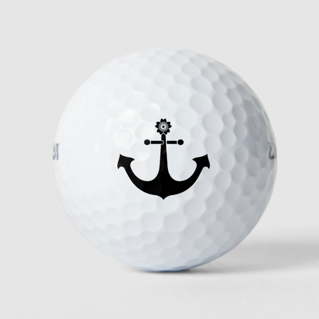 Navy-Anker Golfball (Vorderseite)