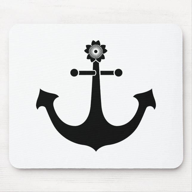 Navy-Anker Mousepad (Vorne)