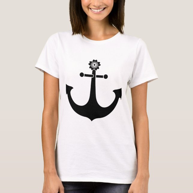 Navy-Anker T-Shirt (Vorderseite)