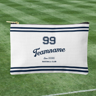 Navy Baseball Club Benutzerdefinierte Player-Numme Zubehörtasche