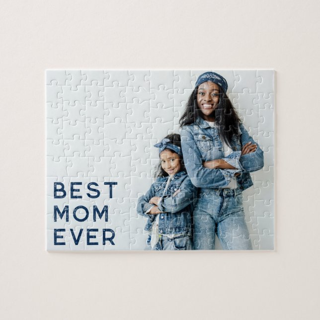 Navy Best Mama Ever Foto (Horizontal)