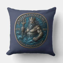 Navy Birthday Neptune Kissen
